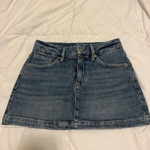 Denim Mini Skirt